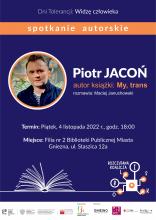 Piotr Jacoń, 4 listopada 2022, g. 18:00
